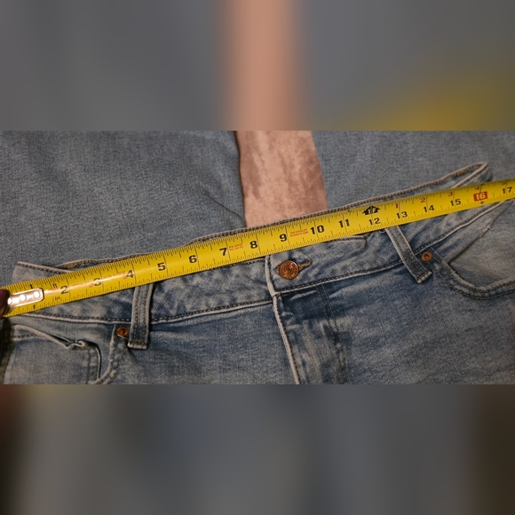 M Jeans by Maurices Distressed Flare Jeans Size 16 Curvy High Rise - Picture 6 of 15